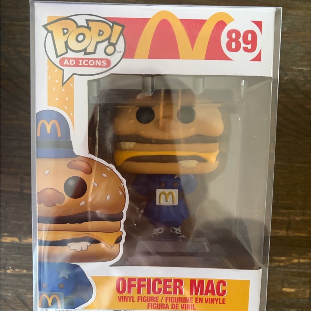 Funko Pop! Officer Mac Vinyl Figure - Blue, Yellow, Brown
